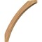 Ekena Millwork 3 1/2"W x 44"D x 44"H Thorton Smooth Knee Brace, Western Red Cedar BRC04X44X44THR00SWR - alternate 1
